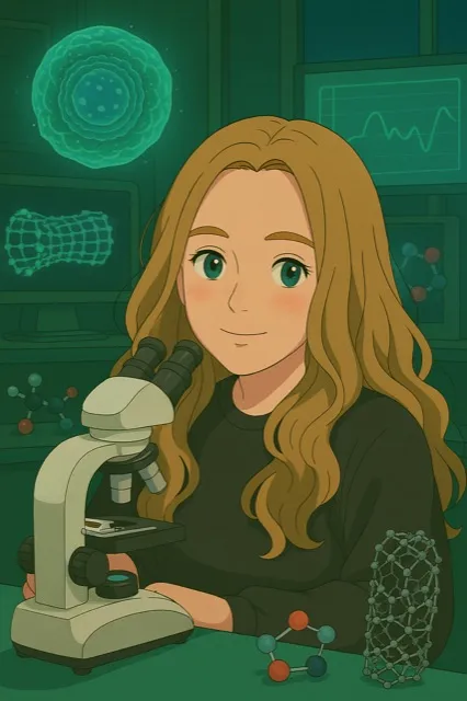 Daria, Teamkoordination & Marketing — KI-illustriertes Porträt