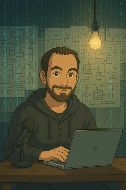 Marco, Rätsel-Technik & Code — KI-illustriertes Porträt
